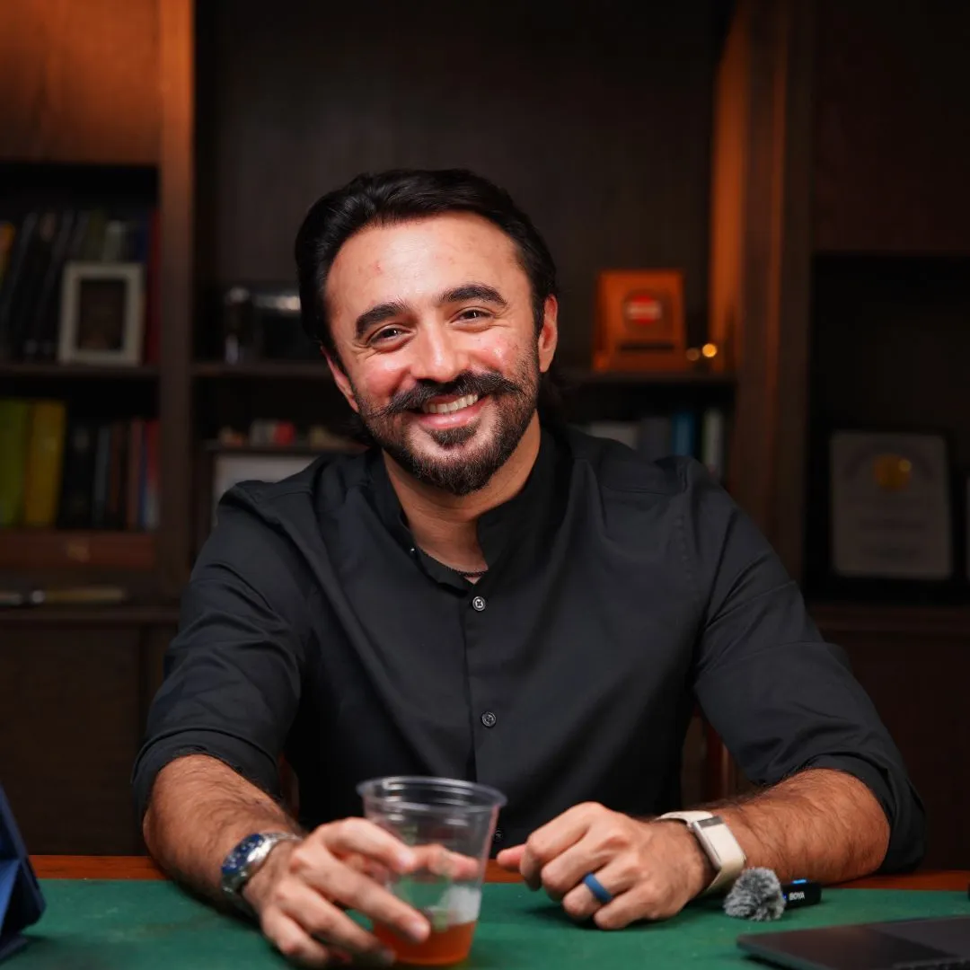 Moby Hayat at the Marketing Games table
